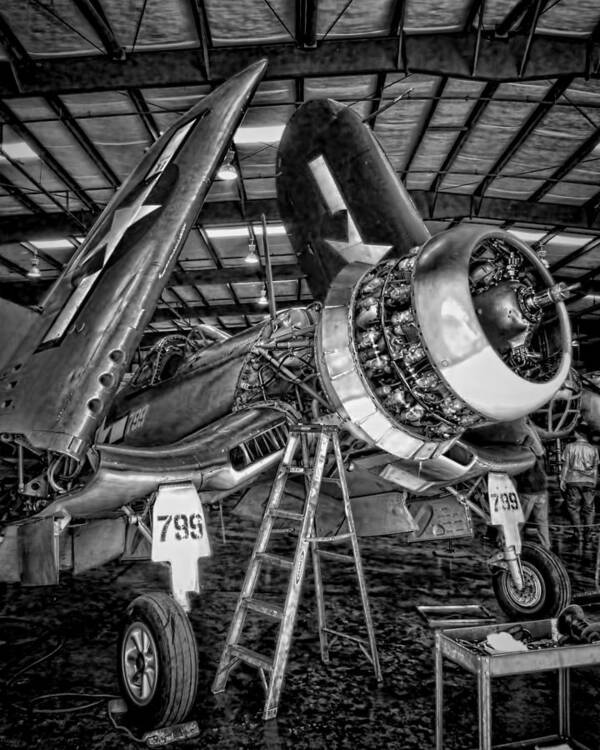 F4u-1a Art Print featuring the photograph All Opened Up by Dale Jackson