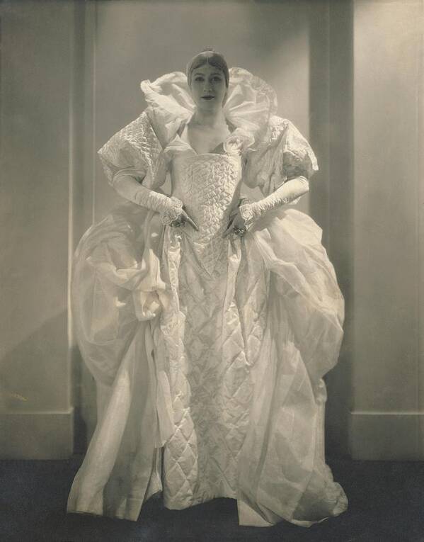Actress Art Print featuring the photograph Angna Enters In Costume by Edward Steichen