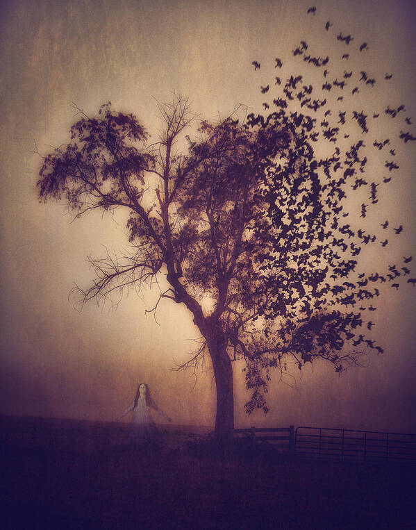 Tree Art Print featuring the photograph Annabel lee by Joshua Minso
