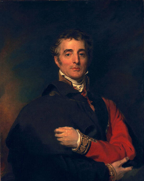 Male Art Print featuring the painting Arthur Wellesley, Duke Of Wellington by Thomas Lawrence
