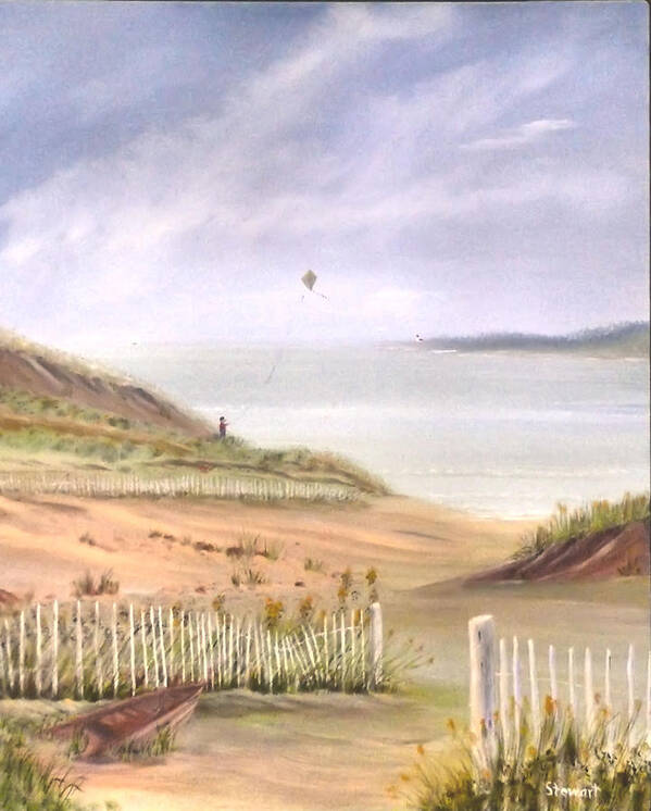 Landscape Art Print featuring the painting Balmy Memories by William Stewart
