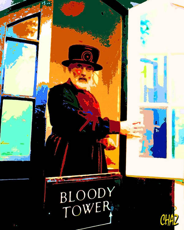 London Art Print featuring the painting Beefeater by CHAZ Daugherty