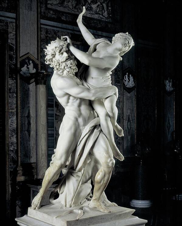 17th Century Art Print featuring the photograph Bernini Gian Lorenzo, The Rape by Everett