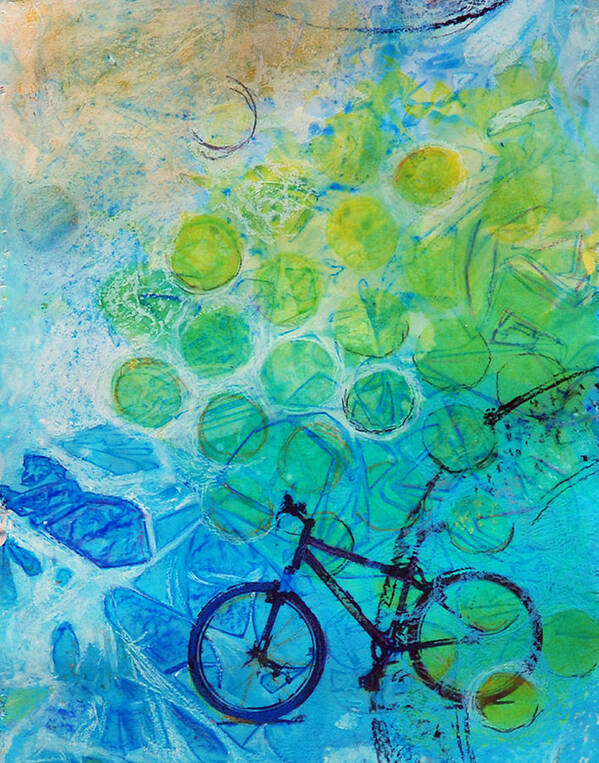 Bike Art Print featuring the painting Bike by Arlissa Vaughn