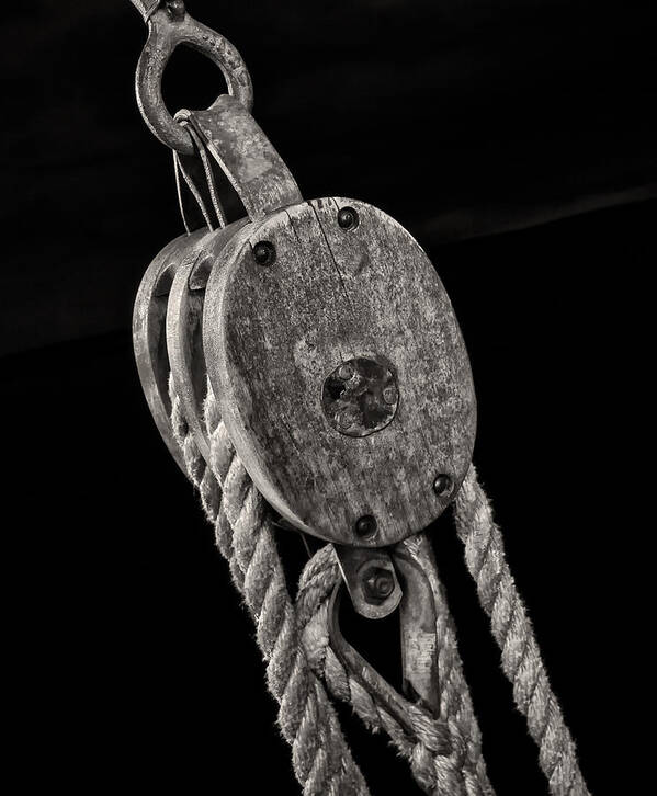 Block And Tackle Art Print featuring the photograph Block and Tackle by Fred LeBlanc