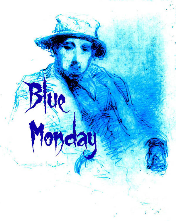 Blue Monday 1854 Art Print featuring the photograph Blue Monday 1854 by Padre Art
