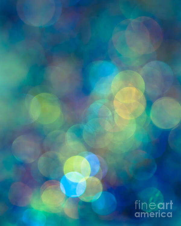 Sparkle Lights Art Print featuring the photograph Blue of the Night by Jan Bickerton