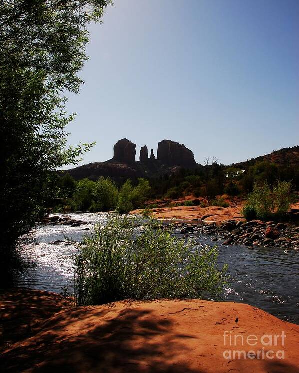 Cathedral Rock Art Print featuring the photograph Cathedral Rock by Mel Steinhauer