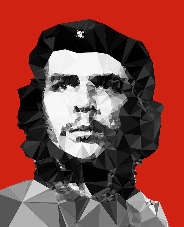 Ernesto Art Print featuring the digital art Che Guevara by Vitaliy Gladkiy