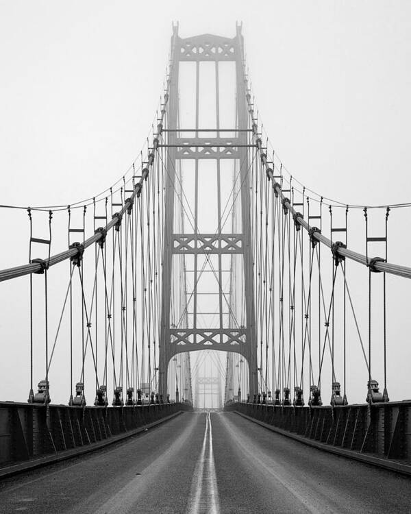 Maine Art Print featuring the photograph Deer Isle Bridge by Patrick Downey