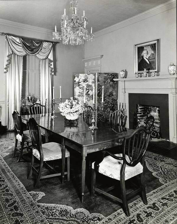 Virginia Art Print featuring the photograph Dining Room Of Berkeley Plantation by Ralph Bailey