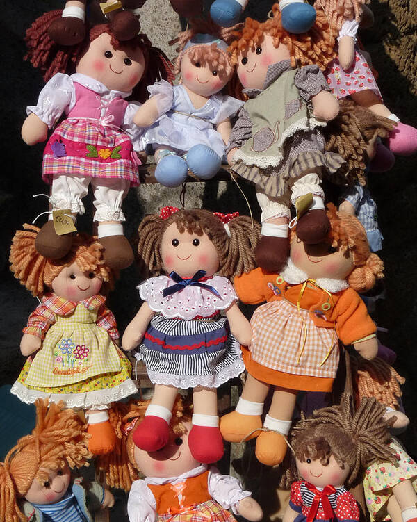 Doll Art Print featuring the photograph Dolls by Marcia Socolik