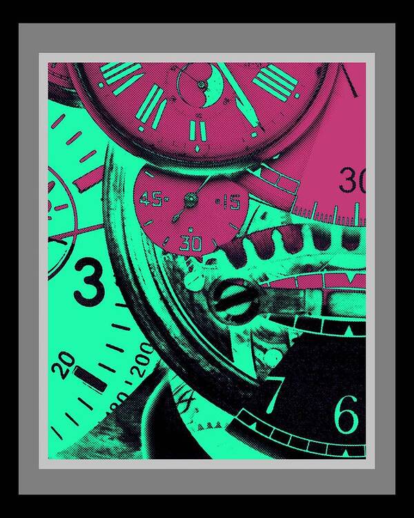 Watches Art Print featuring the photograph Don't be late by Steve Godleski