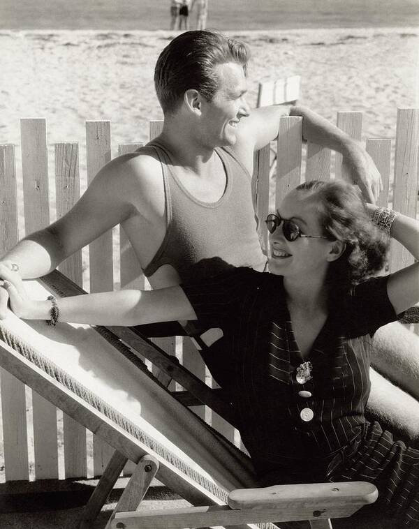 Actor Art Print featuring the photograph Douglas Fairbanks Jr. With Joan Crawford by Edward Steichen