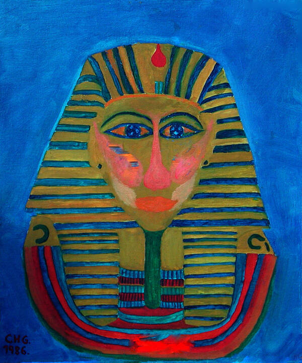 Colette Art Print featuring the painting Egypt Ancient by Colette V Hera Guggenheim