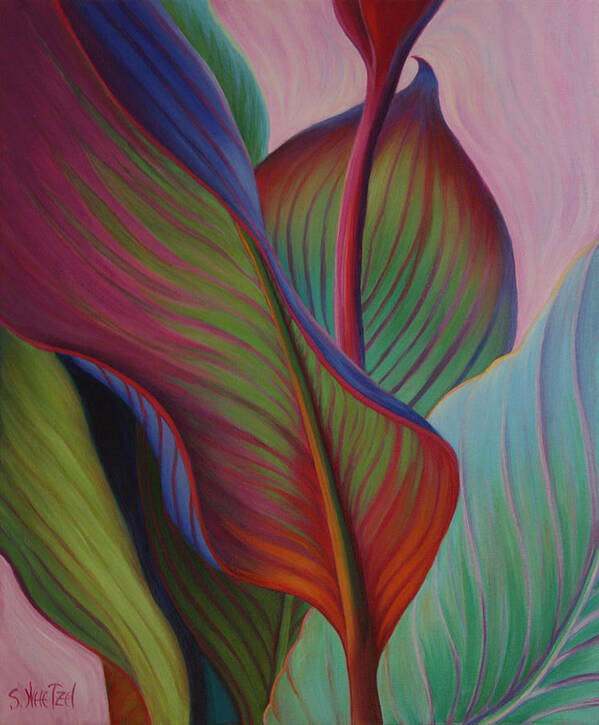 Cannas Art Print featuring the painting Encore by Sandi Whetzel