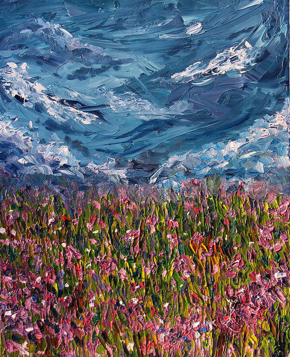 Flowers Art Print featuring the painting Flowers of the Field by Meaghan Troup
