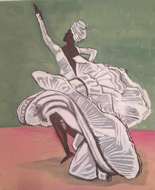 Dance Art Print featuring the painting Freedom to Dance by Jennylynd James