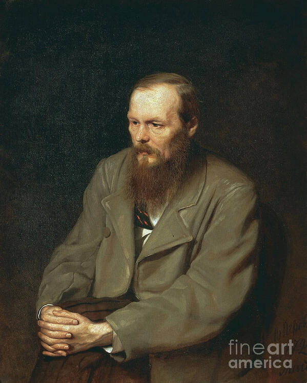 History Art Print featuring the photograph Fyodor Dostoyevsky Russian Author by Photo Researchers