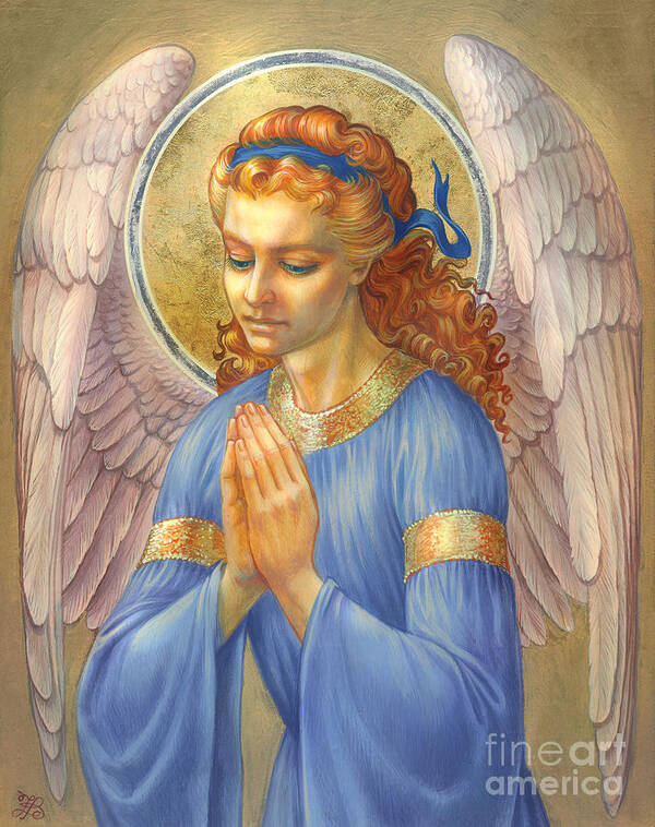 Guardian Angel Art Print featuring the digital art Guardian Angel by MGL Meiklejohn Graphics Licensing