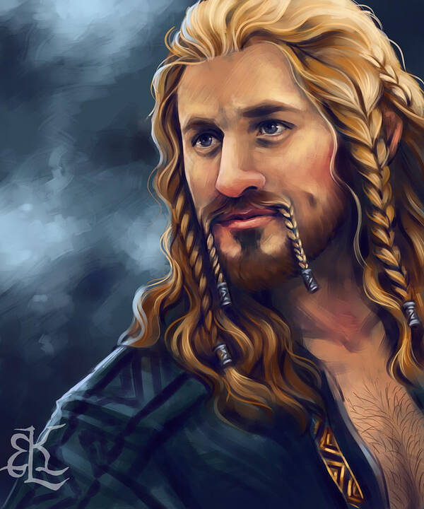 Fili Art Print featuring the painting Heir of Durin by Lydia Kinsey