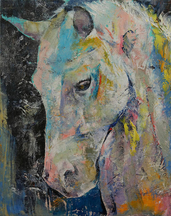 Art Art Print featuring the painting Hidden Heart Horse by Michael Creese