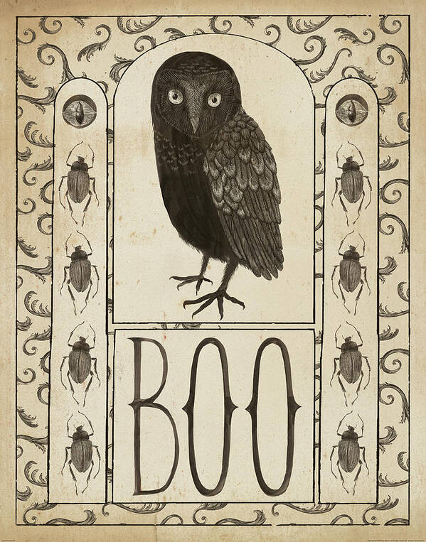 Bird Art Print featuring the painting Hocus Pocus IIi by Sara Zieve Miller