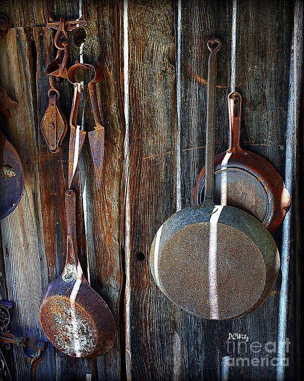 Iron Skillets Art Print featuring the photograph Iron Skillets by Patrick Witz