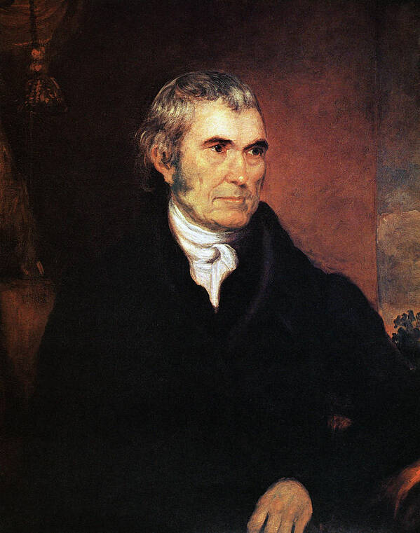 19th Century Art Print featuring the painting John Marshall (1755-1835) by Granger