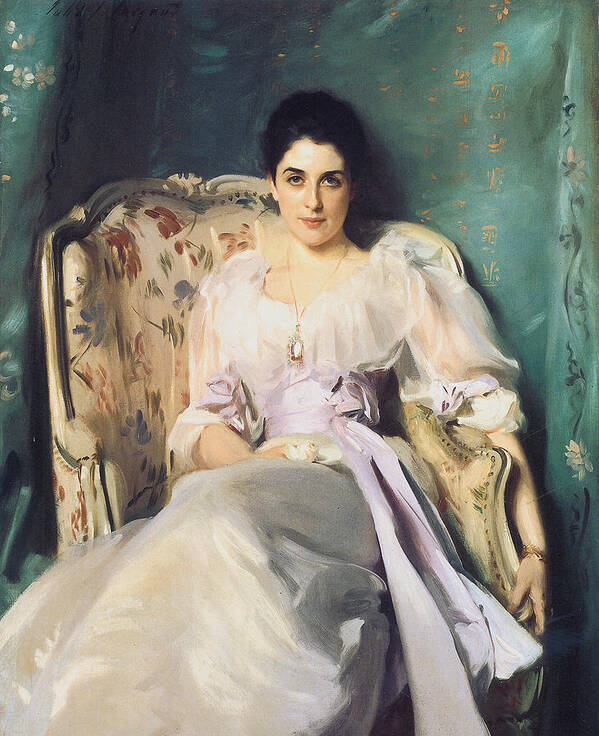 John Singer Sargent Art Print featuring the painting Lady Agnew of Lochnaw by John Singer Sargent John Singer Sargent Art Print featuring the painting Lady Agnew of Lochnaw by John Singer Sargent