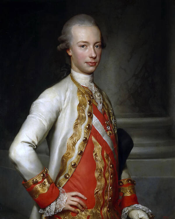 Anton Raphael Mengs Art Print featuring the painting Leopold of Lorraine Grand Duke of Tuscany by Anton Raphael Mengs