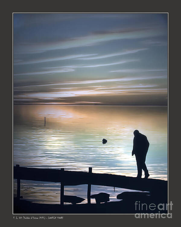 Seaside Art Print featuring the photograph Lonely Shore by Pedro L Gili