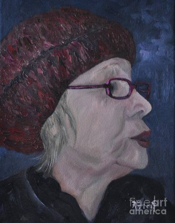 Portraits Art Print featuring the painting Madame Louise by Reb Frost
