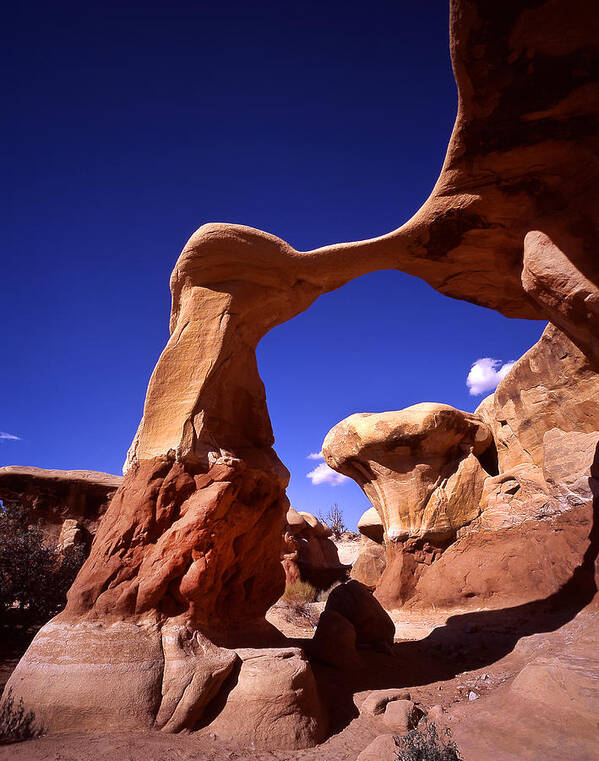 Utah Art Print featuring the photograph Metate Arch Utah by Rich Franco