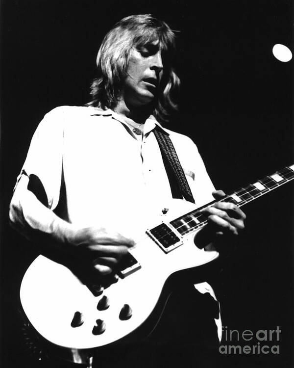 Mick Ronson Art Print featuring the photograph Mick Ronson 1980 by Joyce Weir