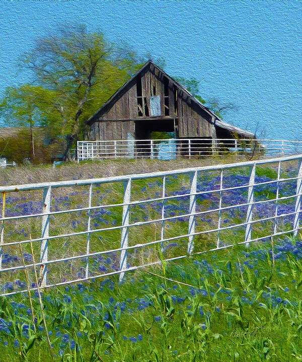  Art Print featuring the photograph Old Barn - Another Spring by Robert J Sadler