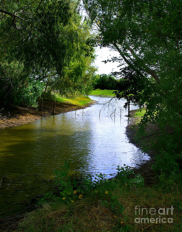 Angling Art Print featuring the photograph Our Fishing Hole by Peter Piatt