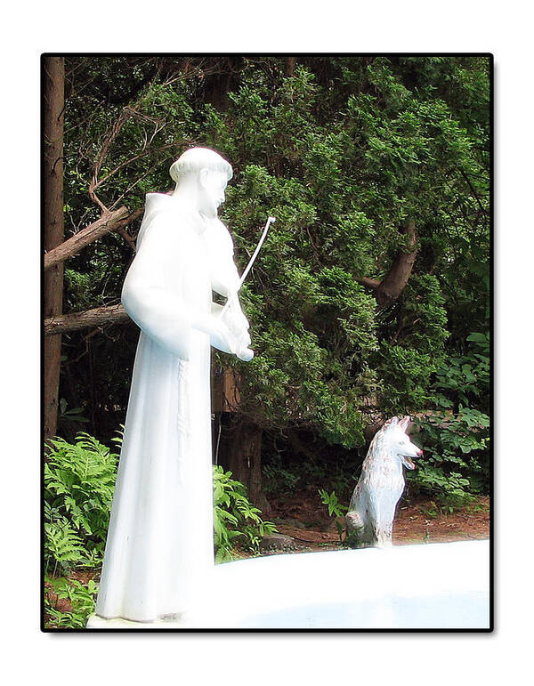 St. Francis Of Assisi Art Print featuring the photograph Patron Saint of Animals by Marie Jamieson