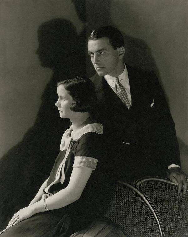 Actor Art Print featuring the photograph Portrait Of Mary Hay And Richard Barthelmess by Edward Steichen