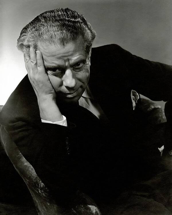 Actor Art Print featuring the photograph Portrait Of Theater Director Max Reinhardt by Lusha Nelson