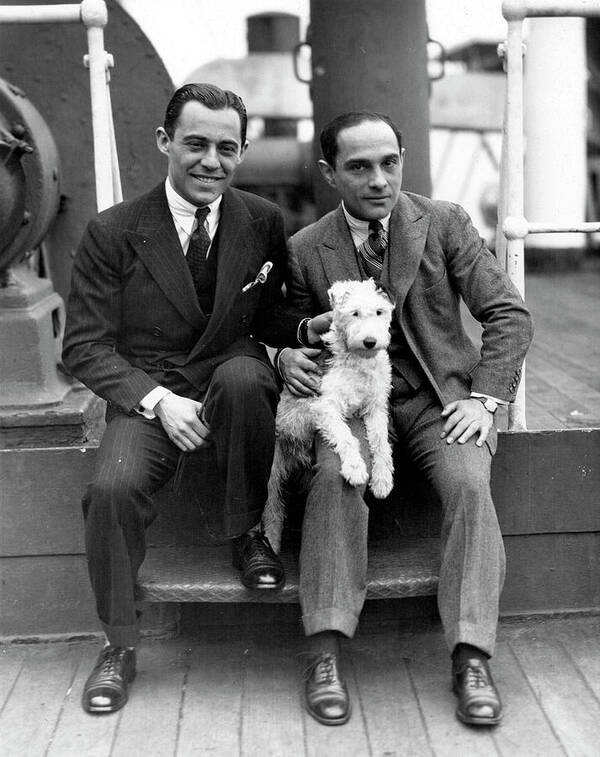 1927 Art Print featuring the photograph Rodgers And Hart by Granger