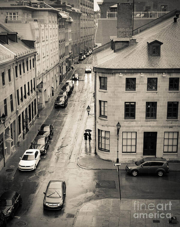 Montreal Art Print featuring the photograph Rue Saint Paul Vieux Montreal by Amy Fearn