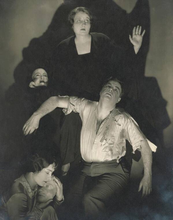 Actor Art Print featuring the photograph Scene From Eugene O'neill's 'the Great God Brown' by Edward Steichen