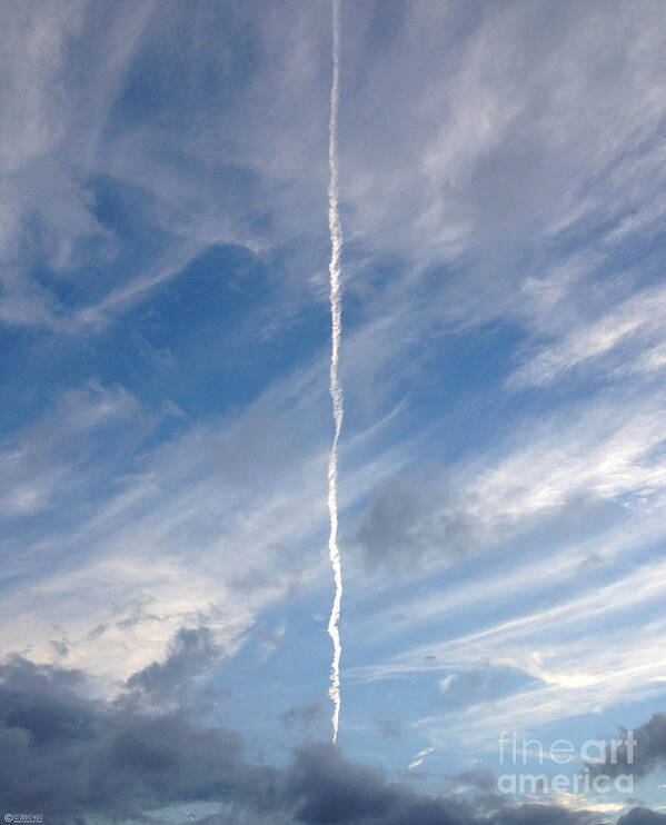Clouds Art Print featuring the photograph Skyline by Lizi Beard-Ward