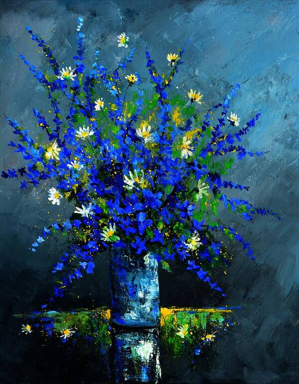 Flowers Art Print featuring the painting Still life 675130 by Pol Ledent