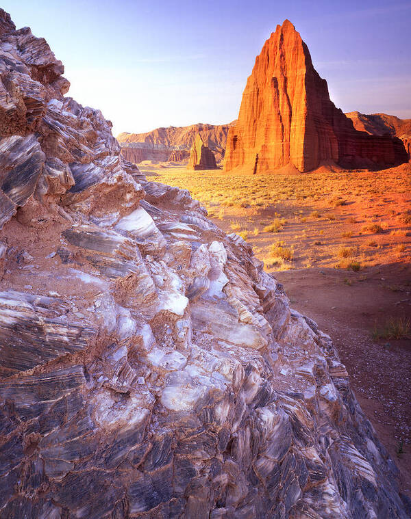 Capitol Reef National Park Art Print featuring the photograph Temple of the Sun by Ray Mathis