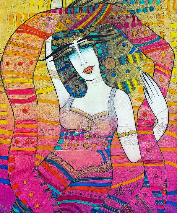 Albena Art Print featuring the painting The Dancer by Albena Vatcheva