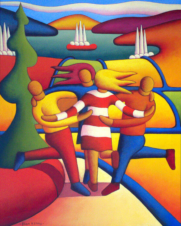 Dance Art Print featuring the painting The Merry Dance by Alan Kenny