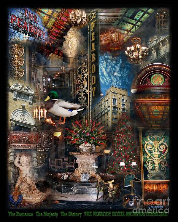 Memphis Art Print featuring the photograph The Peabody Hotel by Dale Crum