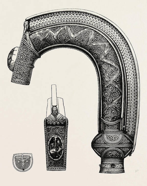 Quigrichor Art Print featuring the drawing The Quigrich, Or Crosier, Of St. Fillan Showing by English School